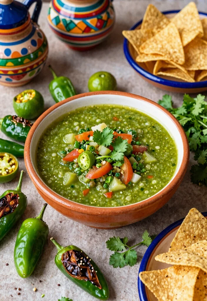 19 Green Enchilada Sauce Recipes (Fresh & Zesty) - 3. Spicy Salsa Verde 1