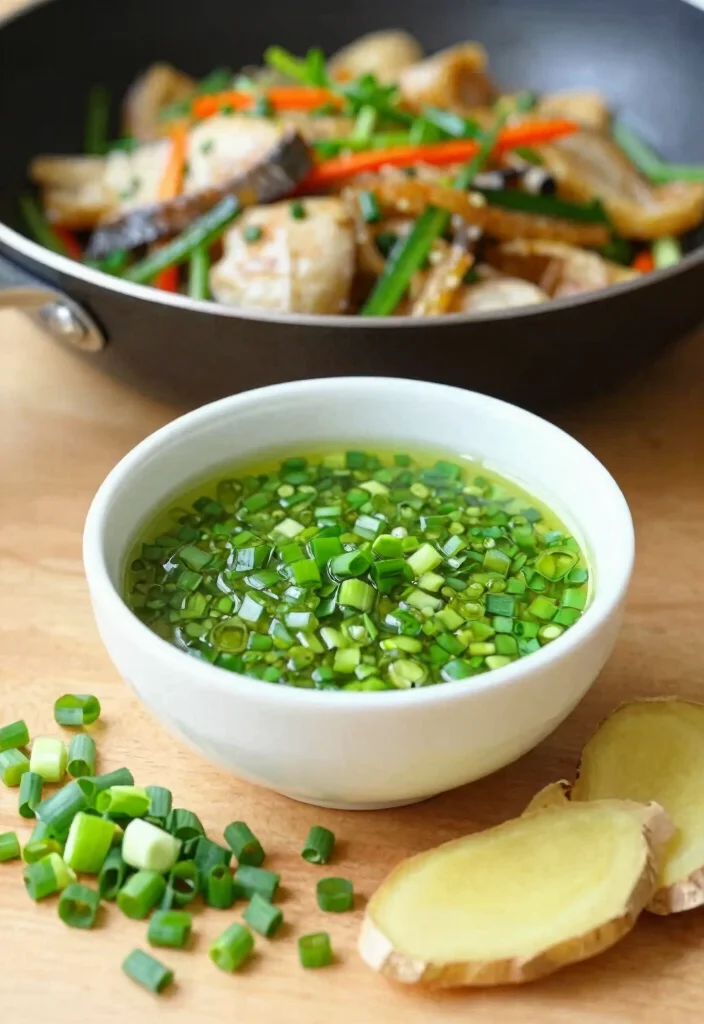 19 Healthy Stir Fry Sauce Recipes (No Added Sugar) - 12. Scallion Ginger Sauce 1