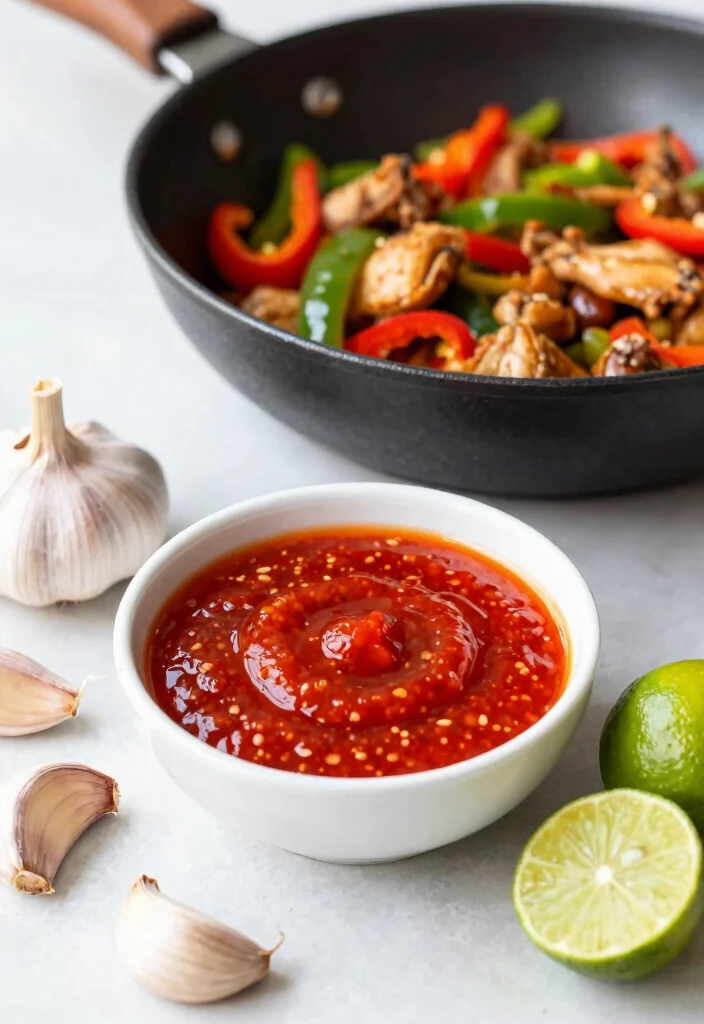 19 Healthy Stir Fry Sauce Recipes (No Added Sugar) - 3. Spicy Sriracha Sauce 1