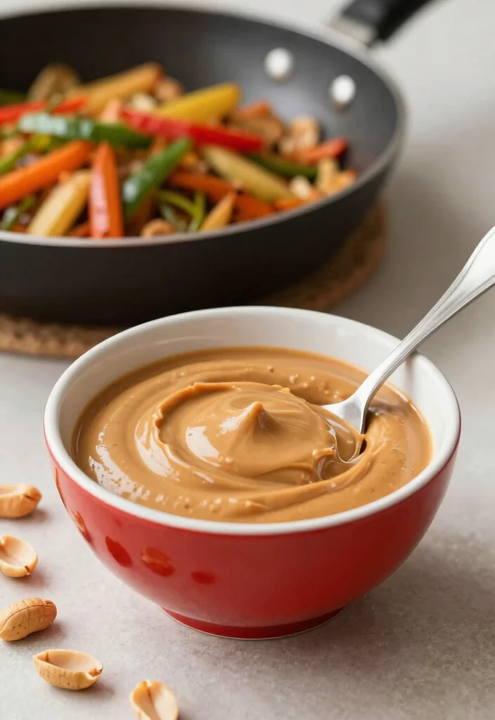 19 Healthy Stir Fry Sauce Recipes (No Added Sugar) - 5. Peanut Butter Sauce 1