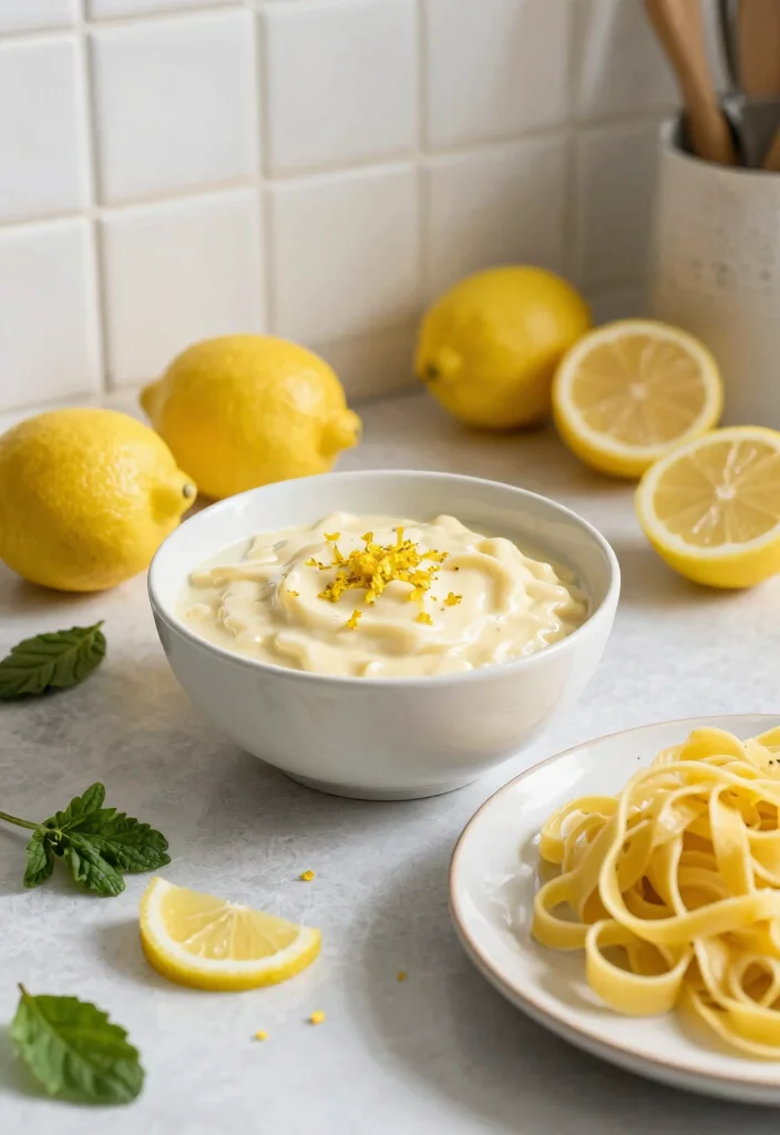 19 Homemade Alfredo Sauce Recipes You Can Make Anytime - 7. Lemon Alfredo Sauce 1