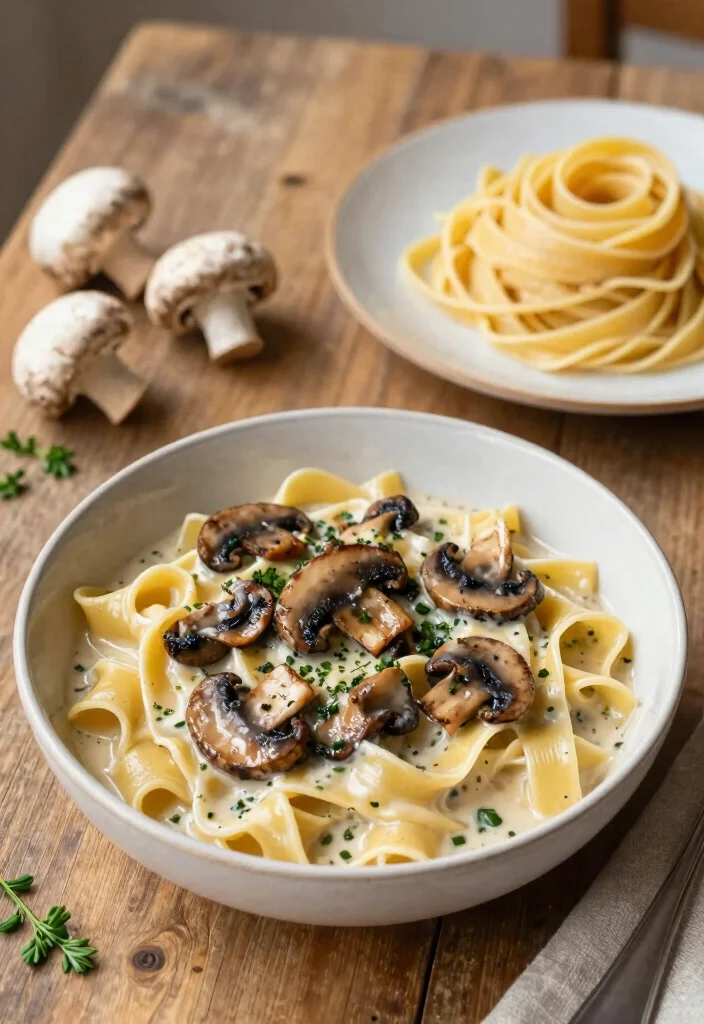 19 Homemade Alfredo Sauce Recipes You Can Make Anytime - 8. Mushroom Alfredo Sauce 1