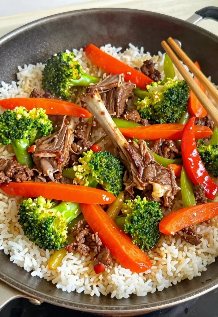 19 Middle Eastern Ground Lamb Recipes Full of Flavor - 10. Lamb and Vegetable Stir-Fry 1