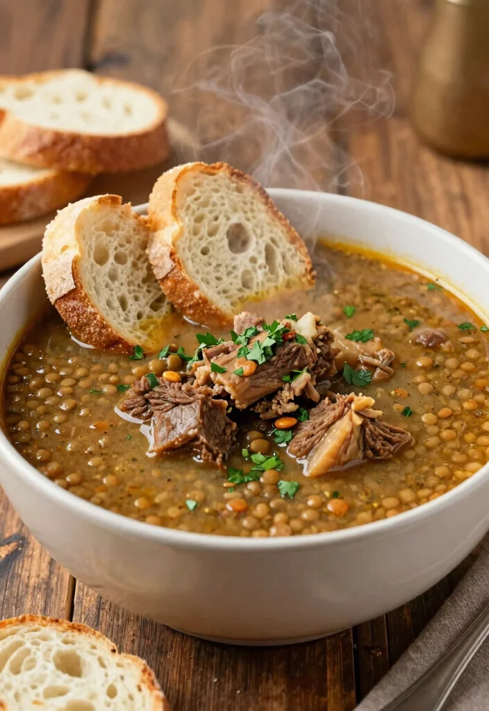 19 Middle Eastern Ground Lamb Recipes Full of Flavor - 15. Spicy Lamb and Lentil Soup 1