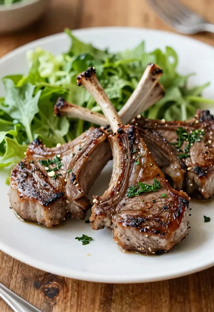 19 Quick Lamb Recipes Ready in 30 Minutes or Less - 1. Sautéed Lamb Chops with Garlic and Herbs 1