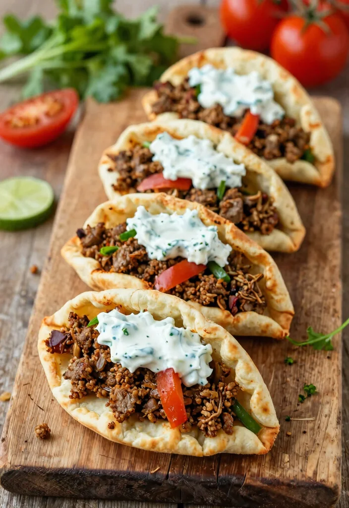 19 Quick Lamb Recipes Ready in 30 Minutes or Less - 11. Lamb Pita Pockets 1