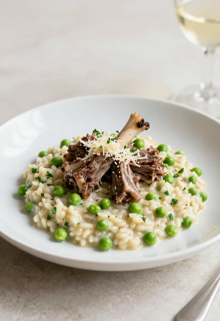 19 Quick Lamb Recipes Ready in 30 Minutes or Less - 14. Lamb and Pea Risotto 1