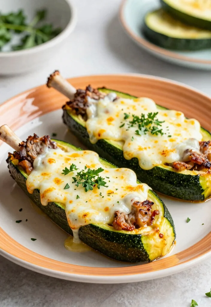19 Quick Lamb Recipes Ready in 30 Minutes or Less - 17. Lamb and Zucchini Boats 1