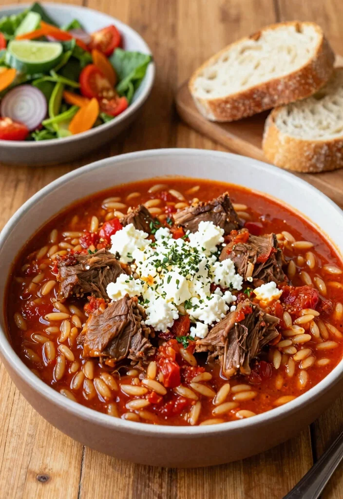 19 Slow Cooker Lamb Stew Recipes (Easy & Cozy) - 10. Greek Lamb Stew with Orzo 1
