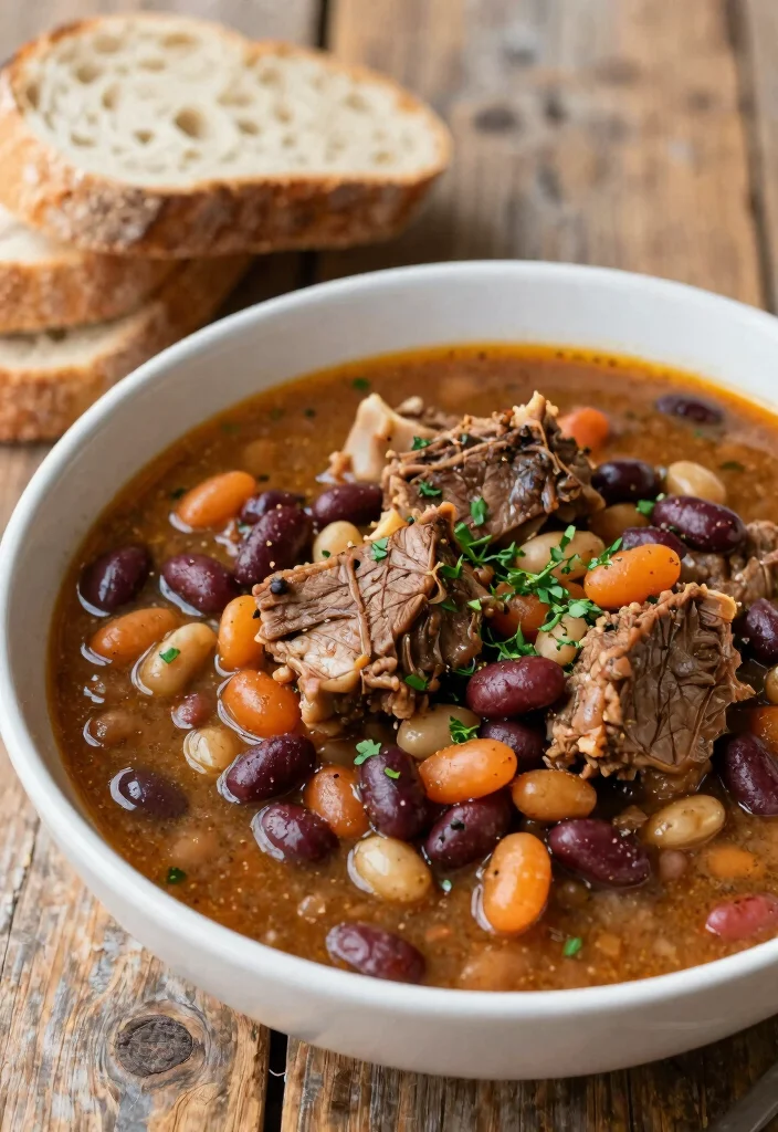 19 Slow Cooker Lamb Stew Recipes (Easy & Cozy) - 19. Lamb and Bean Stew 1