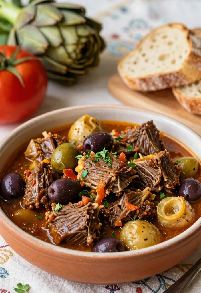 19 Slow Cooker Lamb Stew Recipes (Easy & Cozy) - 5. Mediterranean Lamb Stew 1