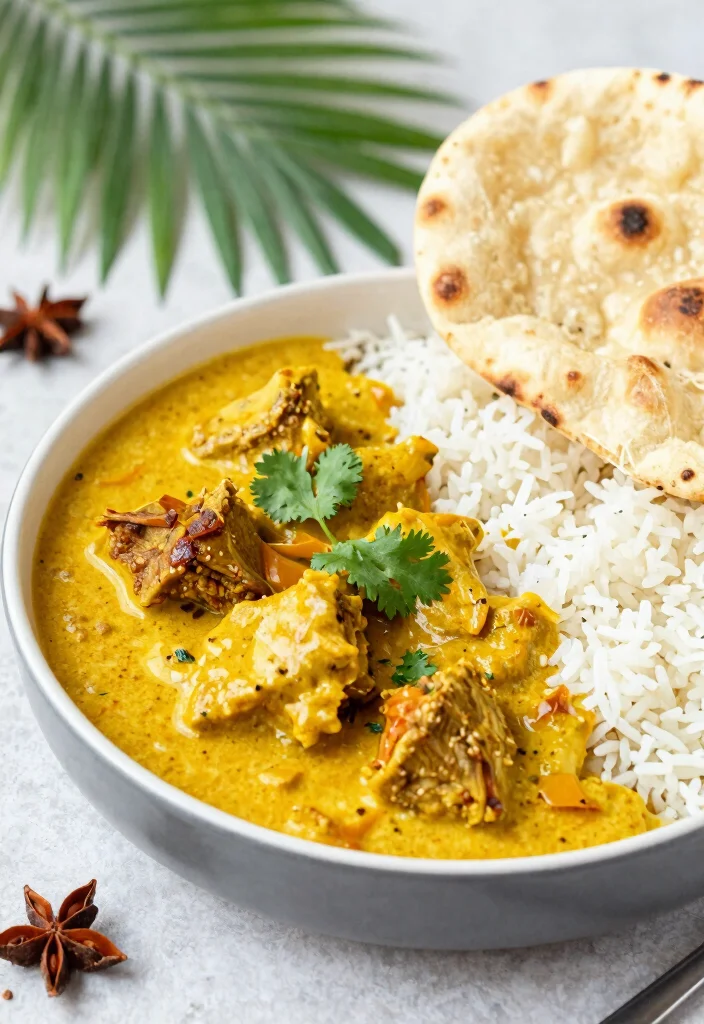 19 Slow Cooker Lamb Stew Recipes (Easy & Cozy) - 9. Coconut Curry Lamb Stew 1