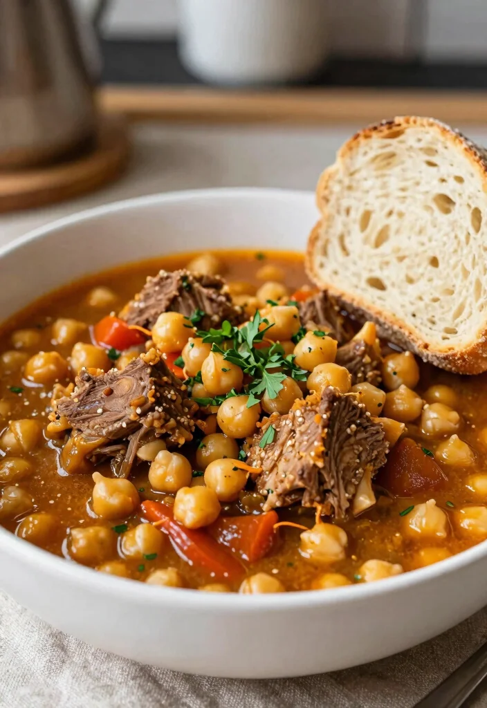20 Best Ground Lamb Recipes for Dinner - 13. Lamb and Chickpea Stew 1