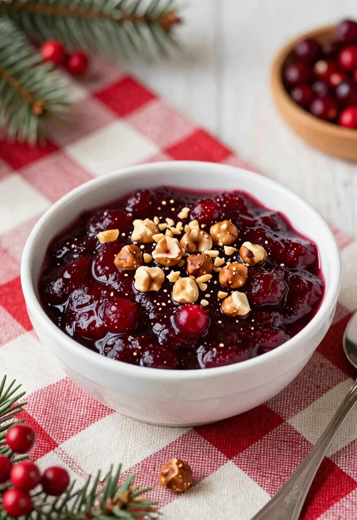 20 Cranberry Sauce Recipes for Holidays & Dinners - 17. Cranberry Sauce with Hazelnuts 1