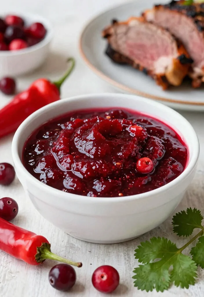 20 Cranberry Sauce Recipes for Holidays & Dinners - 4. Spicy Chipotle Cranberry Sauce 1