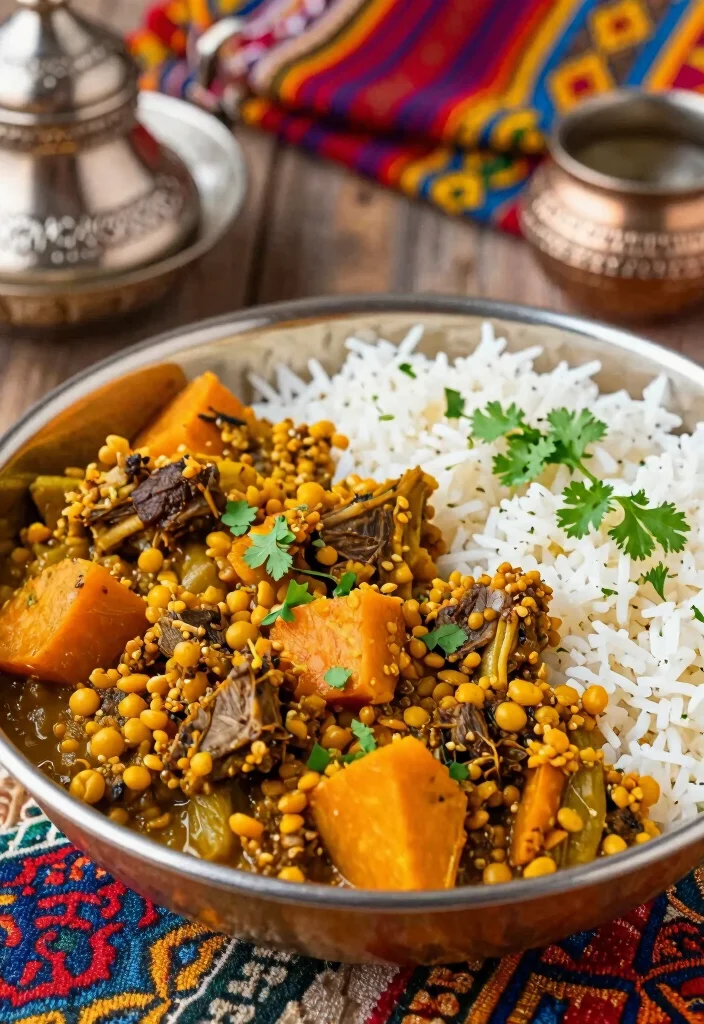 20 Indian Lamb Curry Recipes (From Mild to Spicy) - 6. Dhansak 1