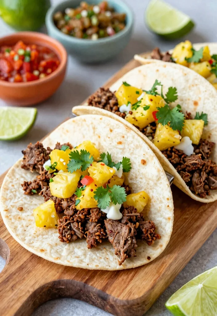 20 Lamb Dinner Recipes Perfect for Any Occasion - 19. Lamb Tacos with Pineapple Salsa 1