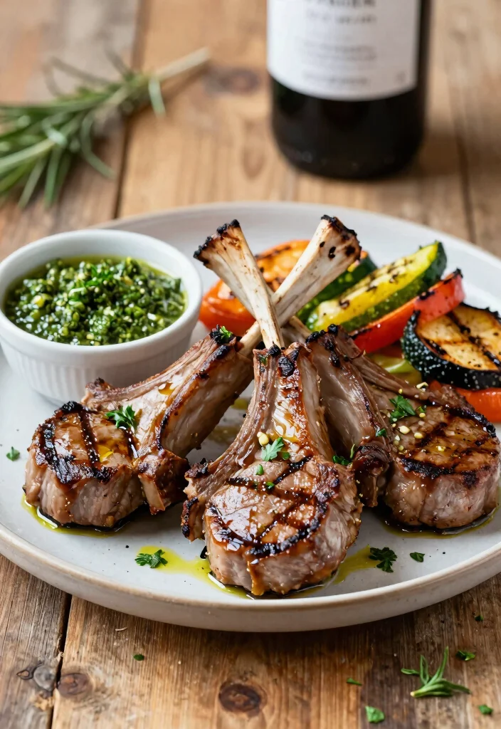 20 Lamb Dinner Recipes Perfect for Any Occasion - 3. Garlic and Rosemary Lamb Chops 1