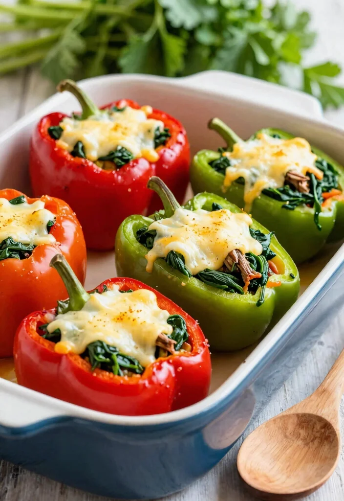 20 Lamb Dinner Recipes Perfect for Any Occasion - 4. Lamb and Spinach Stuffed Peppers 1