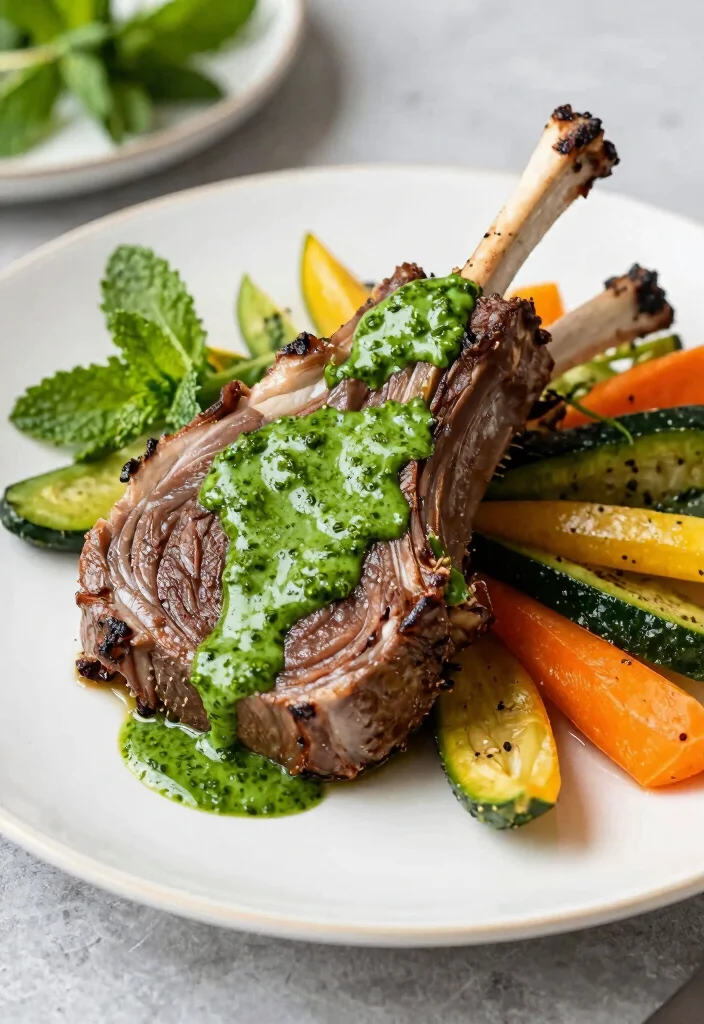 20 Slow Cooked Lamb Recipes That Are Fall-Apart Tender - 18. Slow Cooked Lamb with Mint Sauce 1