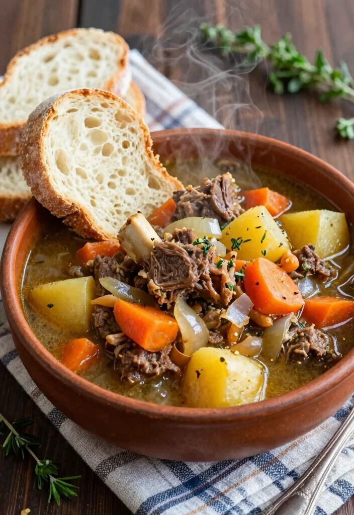 20 Slow Cooked Lamb Recipes That Are Fall-Apart Tender - 2. Hearty Lamb and Vegetable Stew 1