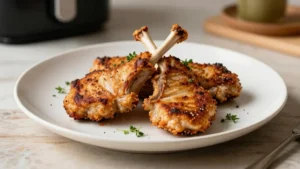 Air Fryer Lamb Chops (Crispy Outside, Juicy Inside)