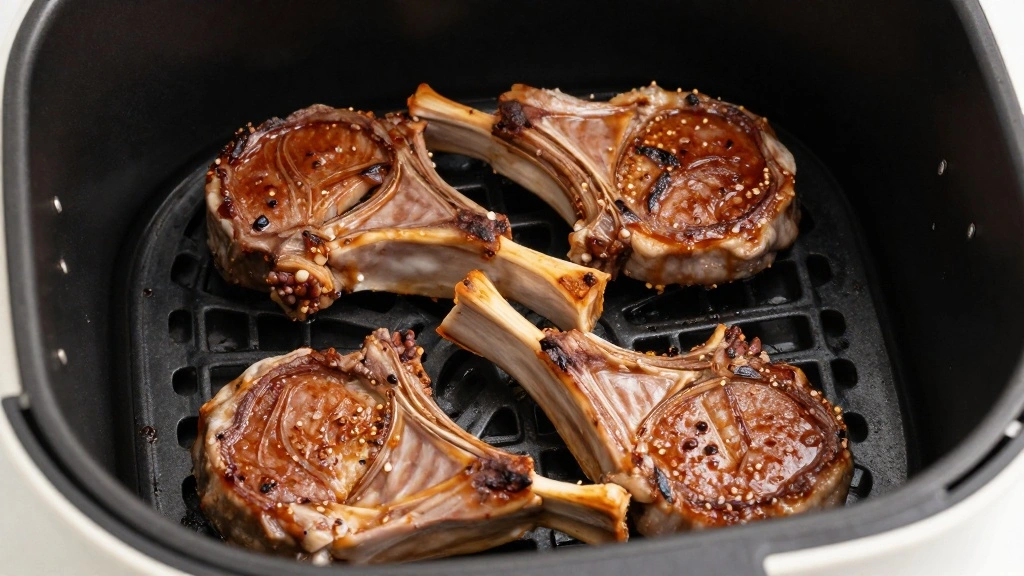Air Fryer Lamb Chops (Crispy Outside, Juicy Inside) - Step 3: Arrange Lamb Chops 1