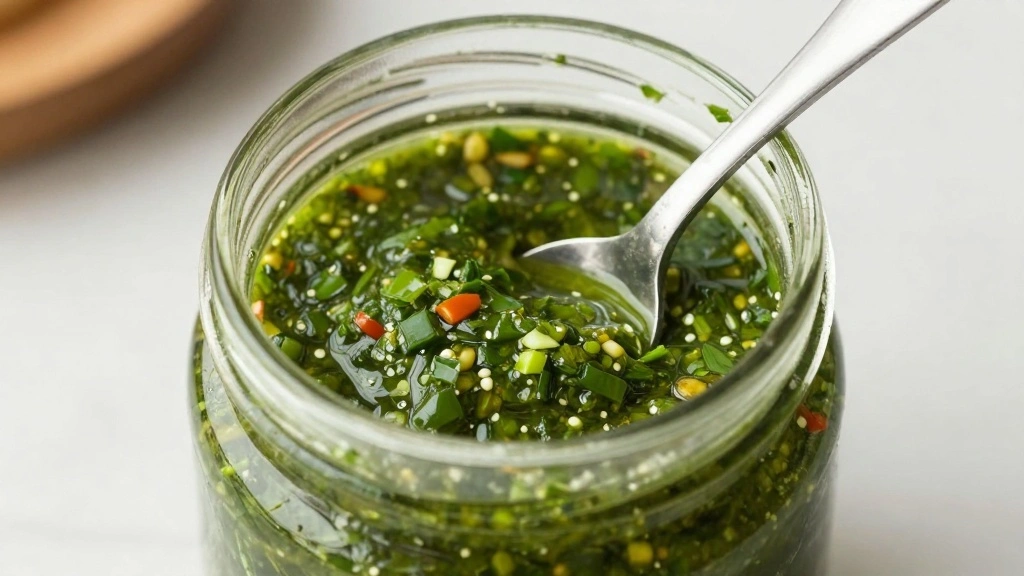 Authentic Chimichurri Sauce Recipe (Argentinian Style) - Step 8: Serve or Store 1