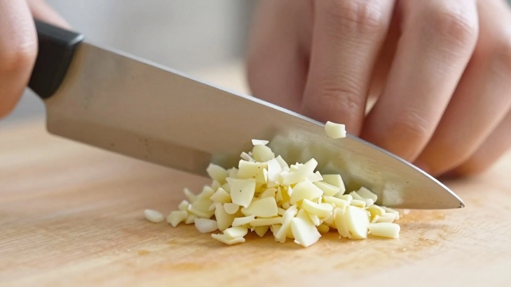 Authentic Greek Tzatziki Sauce Recipe - Step 4: Mince the Garlic 1