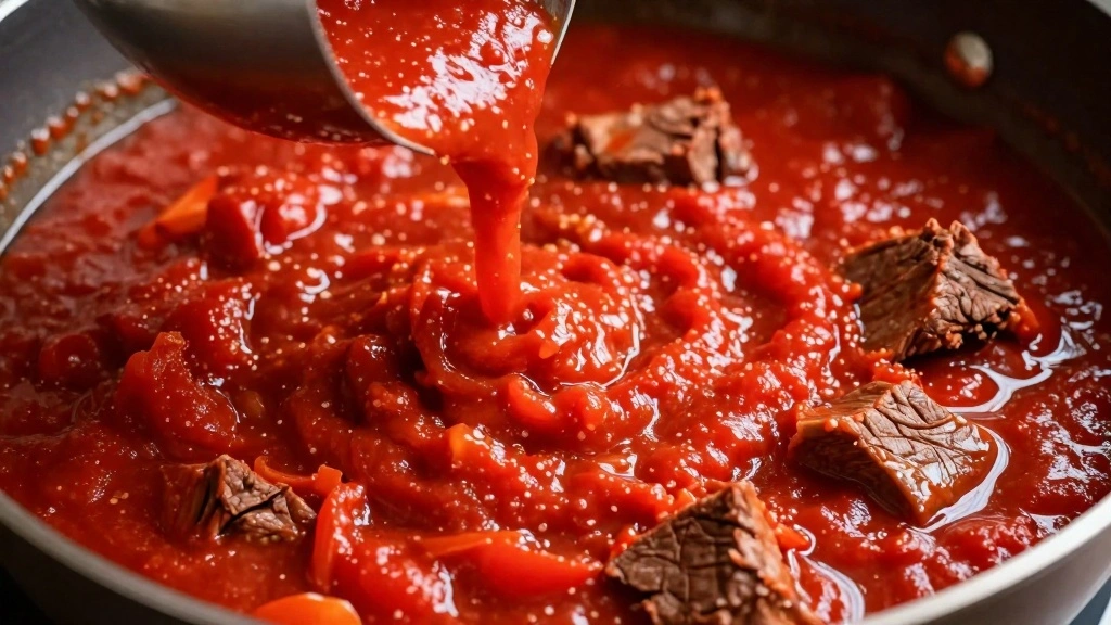 Braised Lamb Shanks in Red Wine Sauce - Step 5: Add Tomato Paste and Stock 1