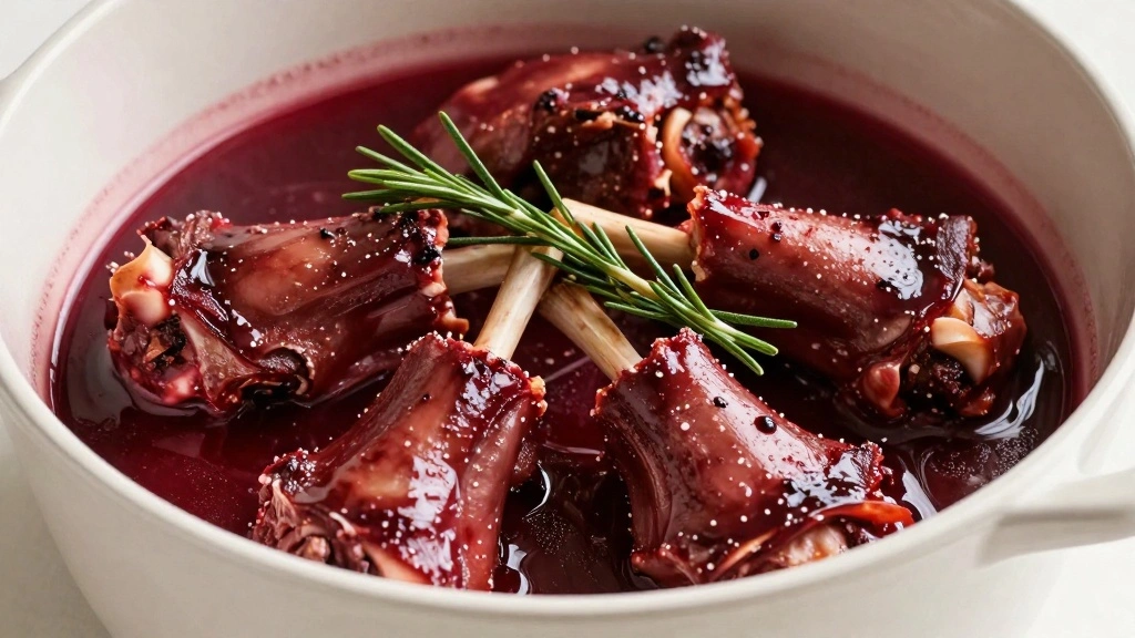 Braised Lamb Shanks in Red Wine Sauce - Step 6: Return Lamb to Pot 1