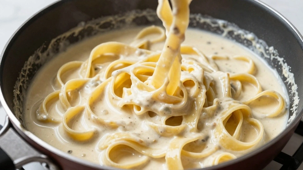 Chicken Alfredo Sauce Recipe (Creamy Restaurant-Style) - Step 7: Combine Pasta and Sauce 1