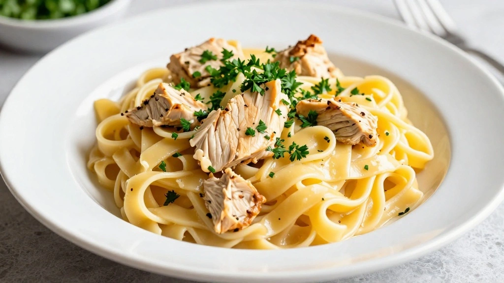 Chicken Alfredo Sauce Recipe (Creamy Restaurant-Style) - Step 8: Finish and Serve 1