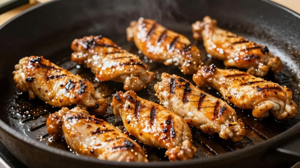 Chicken Gyros with Tzatziki Sauce (Greek Street Food) - Step 5: Grill Chicken 1