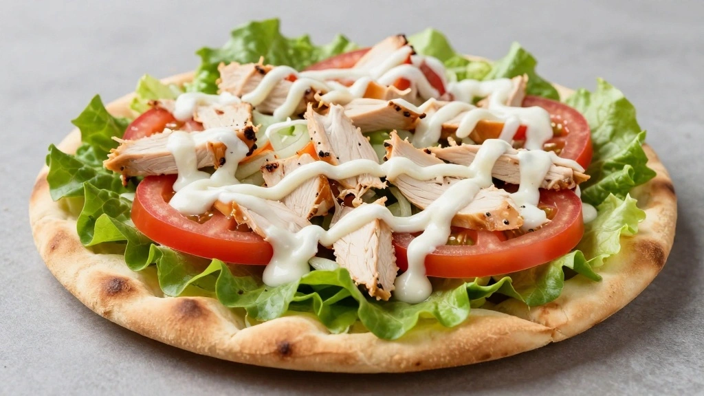 Chicken Gyros with Tzatziki Sauce (Greek Street Food) - Step 6: Assemble Gyros 1