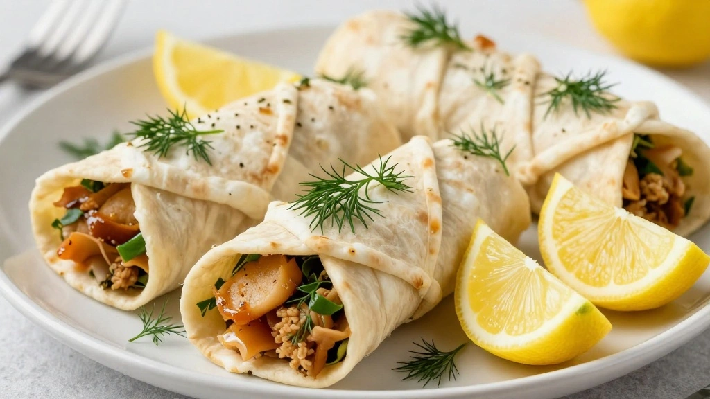 Chicken Gyros with Tzatziki Sauce (Greek Street Food) - Step 8: Serve 1