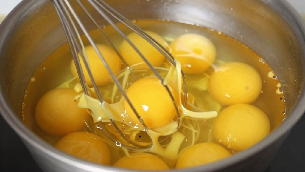 Classic Hollandaise Sauce Recipe (French Style) - Step 4: Whisk Egg Yolks 1
