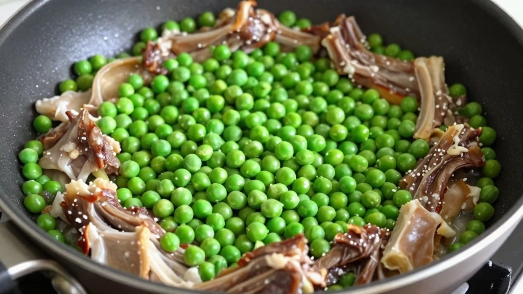 Classic Lamb Shepherd's Pie (British Comfort Food) - Step 6: Incorporate Peas 1
