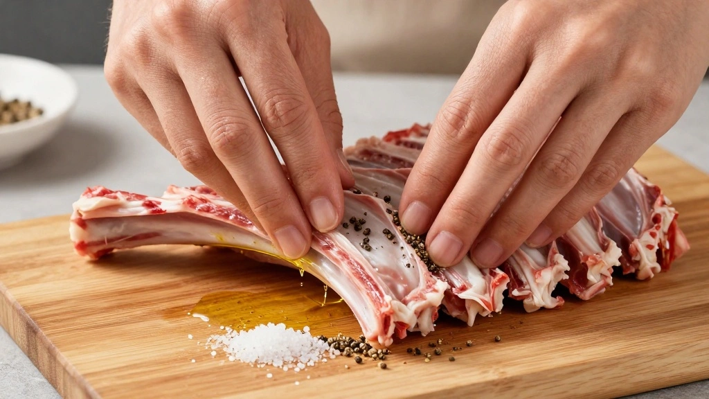 Classic Leg of Lamb Sauce (Mint & Garlic) - Step 3: Season the Lamb 1