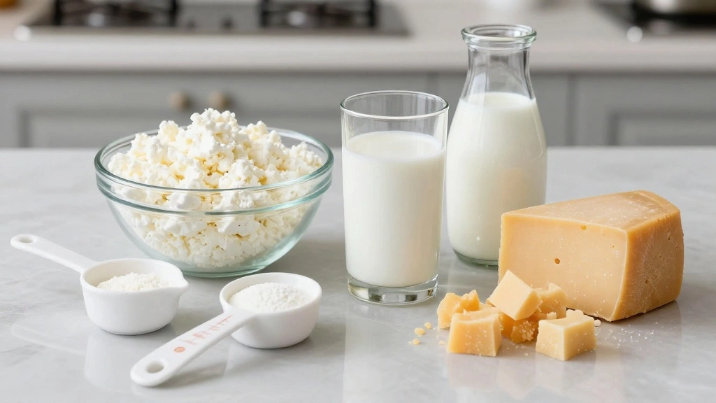 Cottage Cheese Alfredo Sauce Recipe (High Protein & Creamy) - Step 1: Prepare Ingredients 1