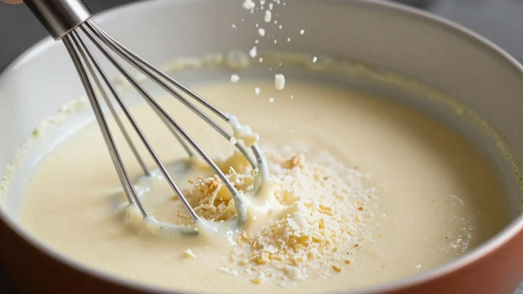 Cream Cheese Alfredo Sauce (Smooth, Rich & Foolproof) - Step 5: Add Parmesan Cheese 1