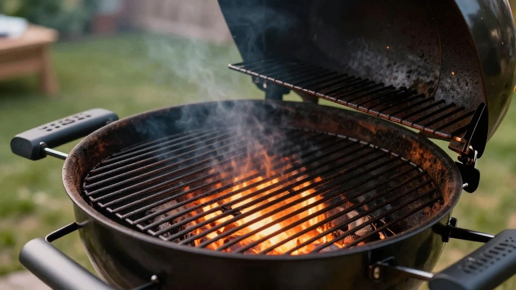 Greek Lamb Burgers with Feta Cheese - Step 3: Preheat the Grill 1