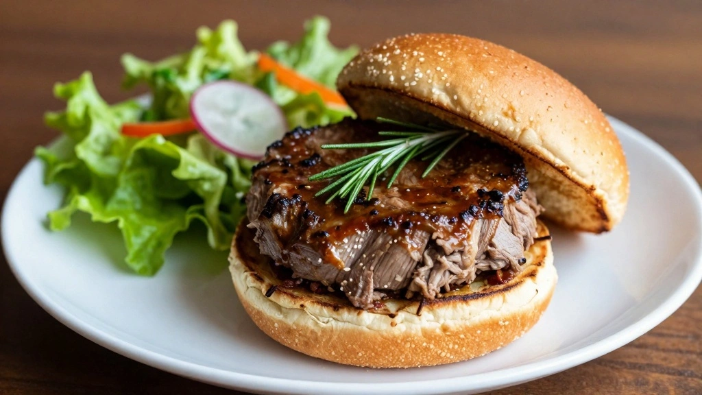 Greek Lamb Burgers with Feta Cheese - Step 8: Serve and Enjoy 1