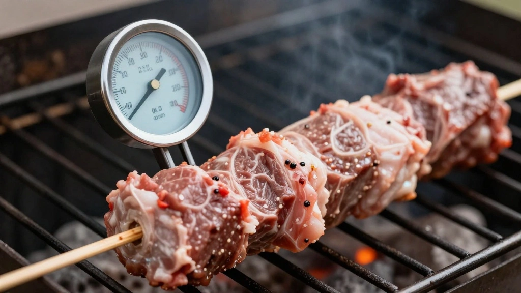 Greek Lamb Kebabs with Tzatziki Sauce - Step 6: Check Doneness 1