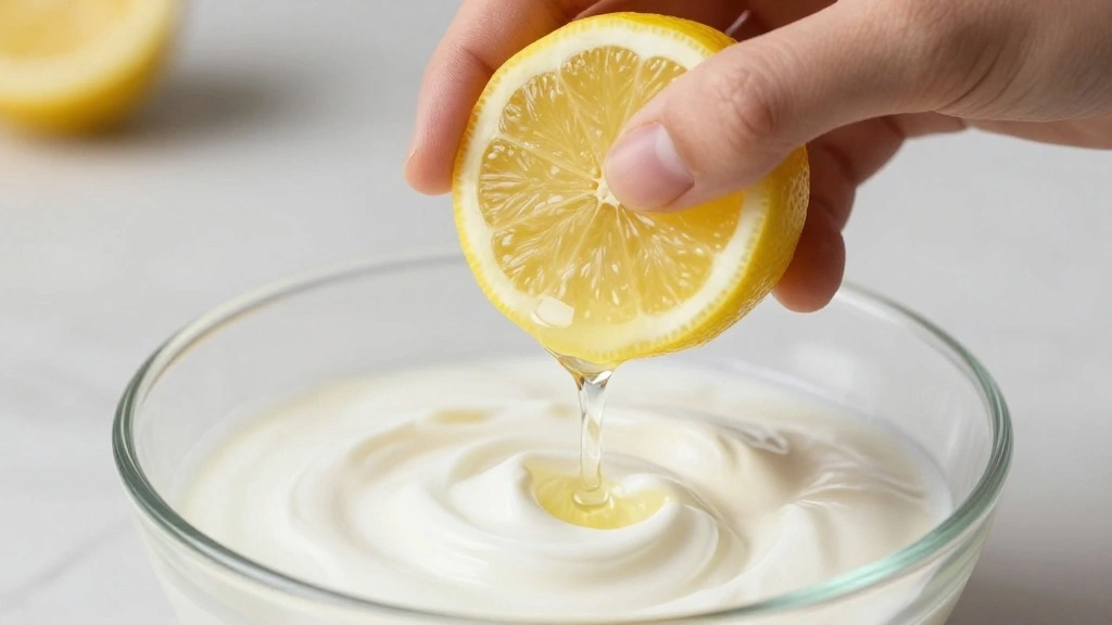 Greek Tzatziki Sauce (Traditional & Authentic) - Step 5: Incorporate Lemon Juice 1