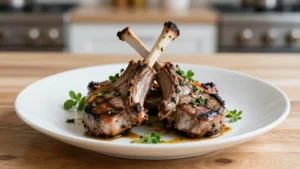 Grilled Lamb Chops with Herb Marinade