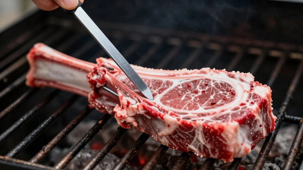 Grilled Lamb Chops with Herb Marinade - Step 5: Check Temperature 1