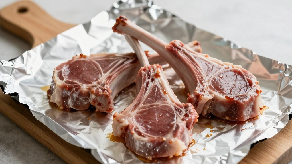 Grilled Lamb Chops with Herb Marinade - Step 6: Rest Lamb Chops 1