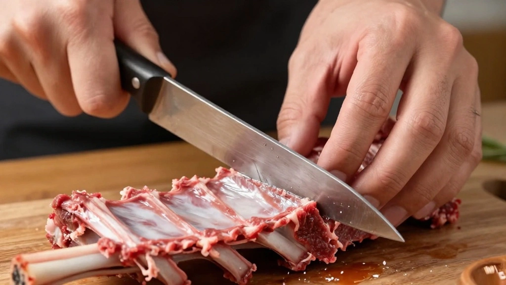 Grilled Rack of Lamb (Restaurant-Style at Home) - Step 6: Slice the Lamb 1