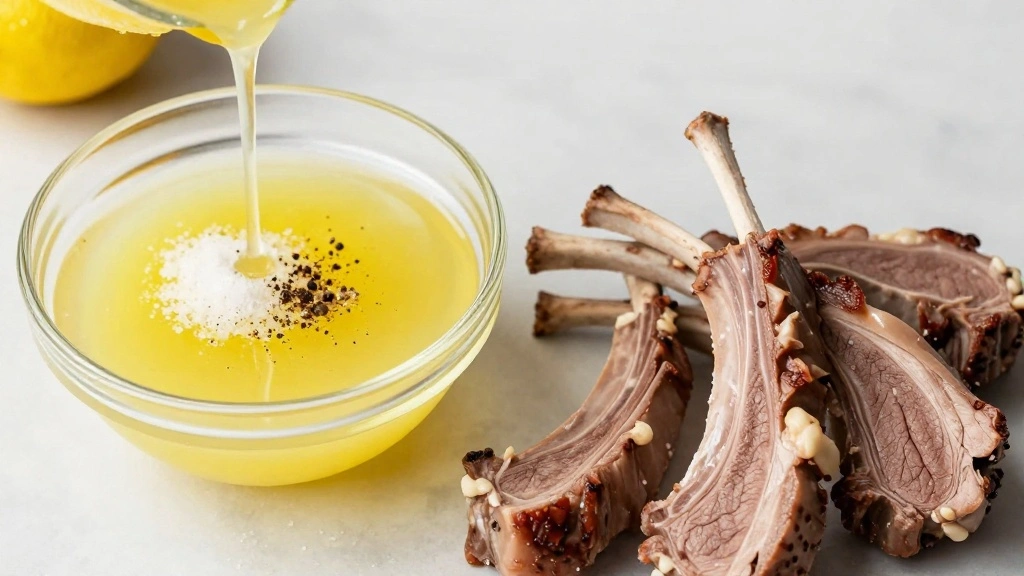 Grilled Rack of Lamb (Restaurant-Style at Home) - Step 7: Prepare Lemon Drizzle 1